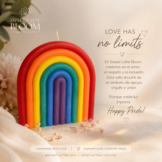 🌈 Proud of You – Rainbow Candle (Limited Edition)