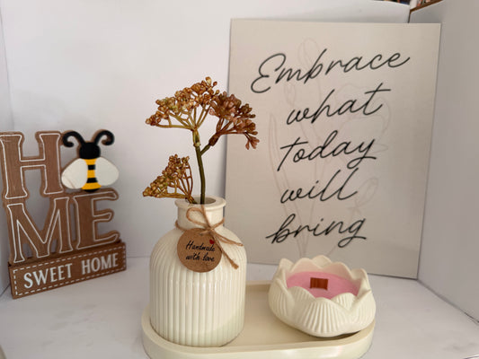 Blush Serenity Home Decor Set