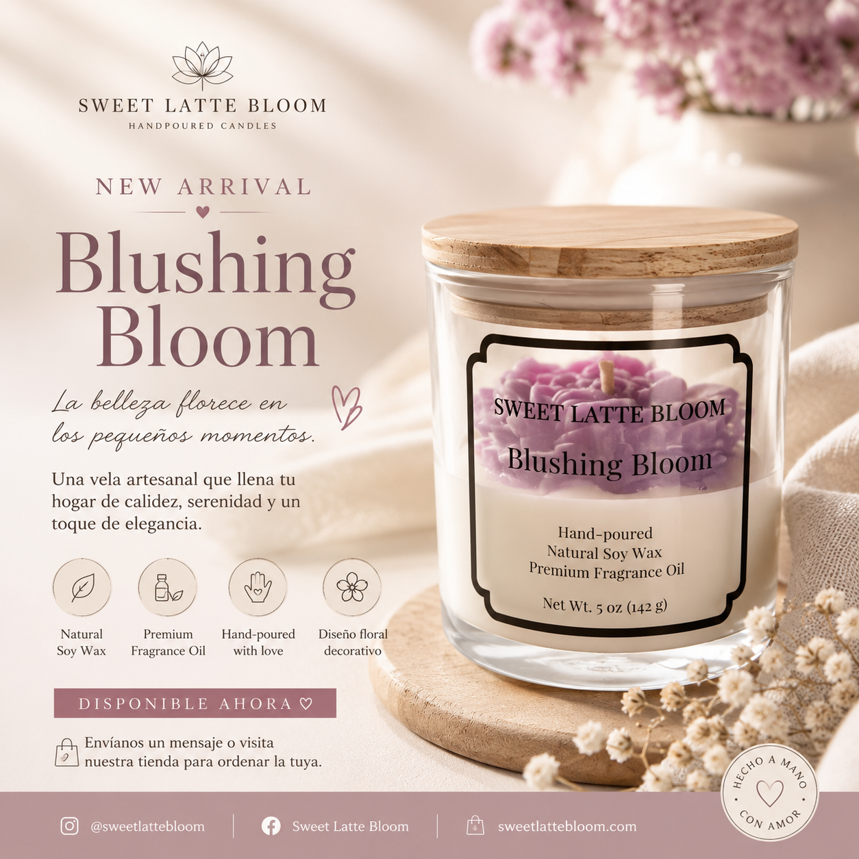 🌸 Blushing Bloom

Elegance in every bloom. Serenity in every flame.